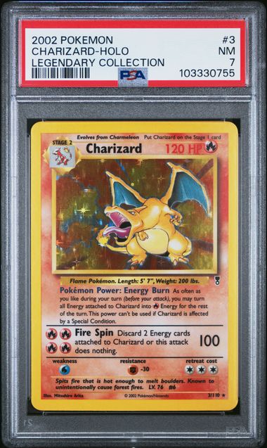 Charizard - Holo 3/110 Legendary Collection PSA 7 103330755
