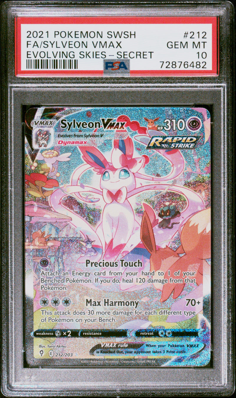 Sylveon VMAX 212/203 Evolving Skies PSA 10 72876482