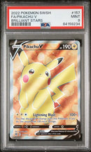Pikachu V 157/172 Brilliant Stars PSA 9 84159234