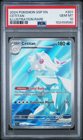 Cetitan 201/191 Surging Sparks PSA 10 102459580