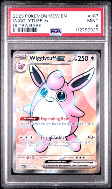 Wigglytuff ex 187/165 S&V: 151 PSA 9 112780929