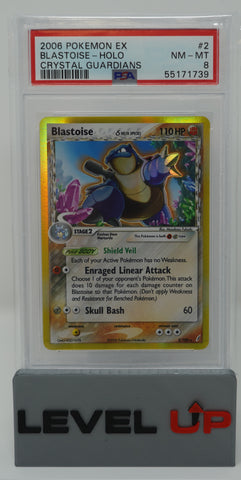 Blastoise 2/100 Crystal Guardians PSA 8 55171739