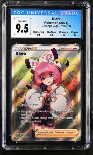Klara 194/198 Sword & Shield: Chilling Reign CGC 9.5 4070885009