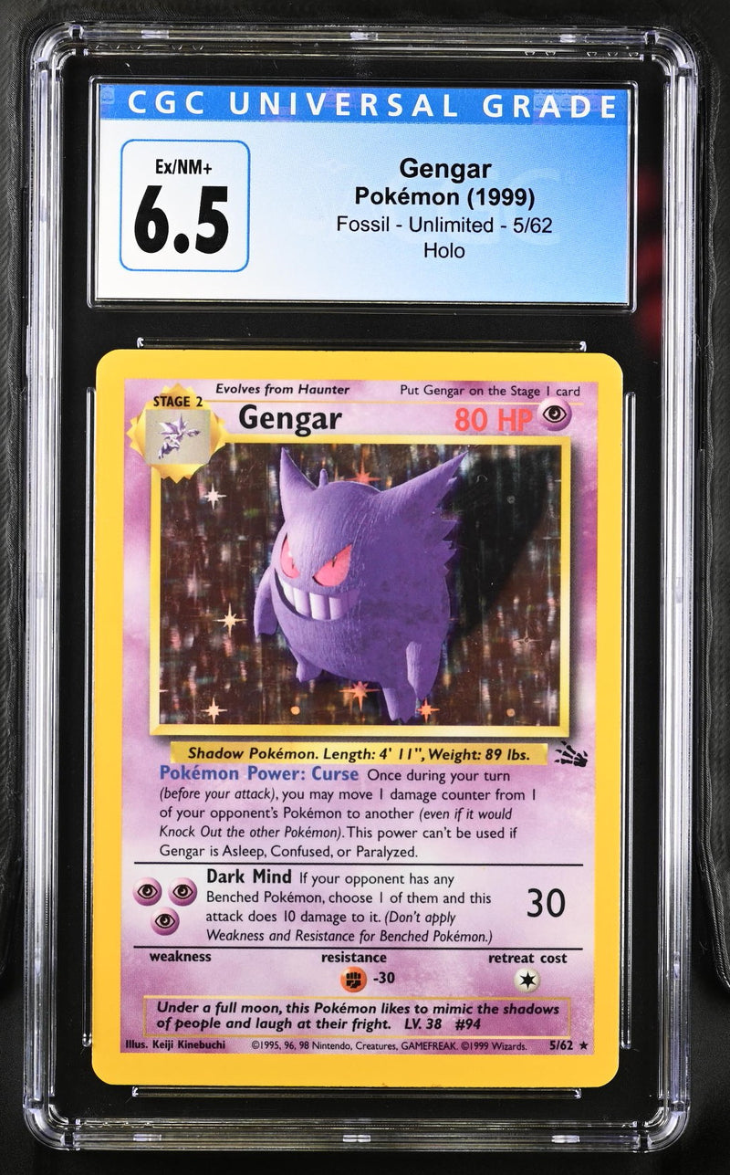 Gengar 5/62 Fossil CGC 6.5 4203519056