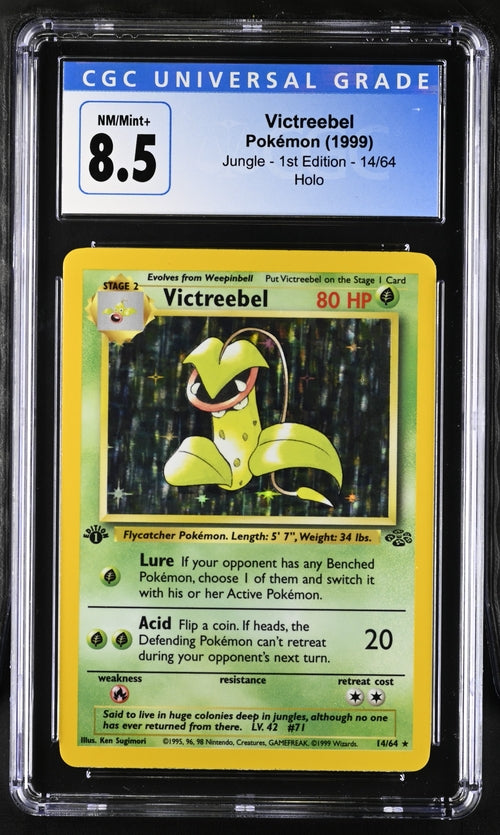 Victreebel 14/64 Jungle 1st Edition CGC 8.5 4206970022