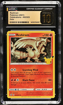Reshiram 002/025 Celebrations CGC Pristine 10 1401027555007