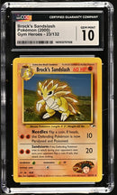 Brock's Sandslash 23/132 Gym Heroes CGC 10 1401032707028
