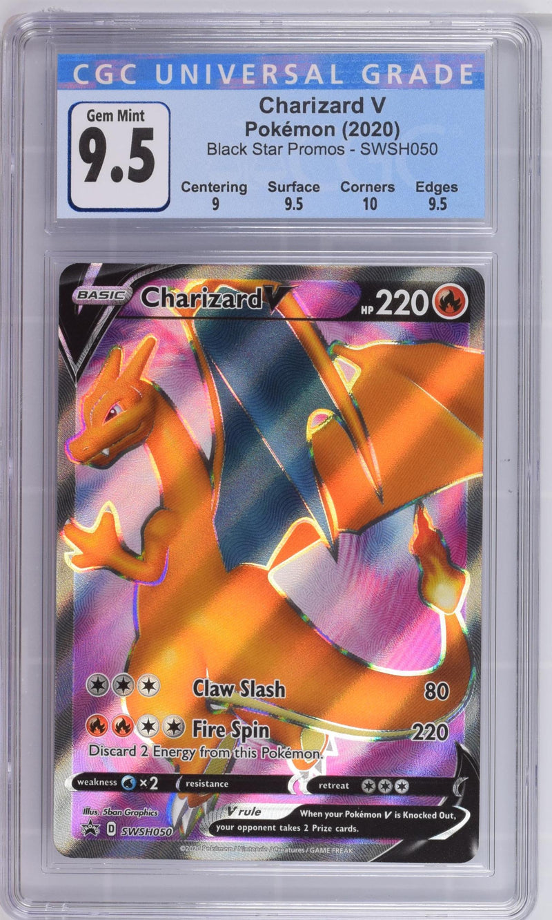 Charizard V Sword and Shield Promo SWSH050 CGC 9.5 3739452091