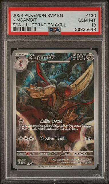 Kingambit 130 Shrouded Fable Illustration Collection Promo PSA 10 96225649