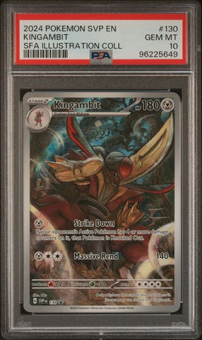 Kingambit 130 Shrouded Fable Illustration Collection Promo PSA 10 96225649