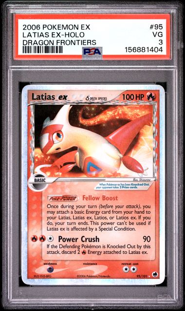 Latias ex Delta Species 95/101 Dragon Frontiers PSA 3 156881404