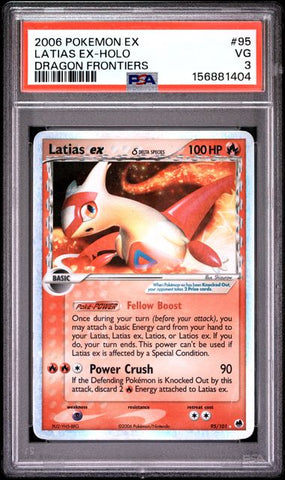 Latias ex Delta Species 95/101 Dragon Frontiers PSA 3 156881404