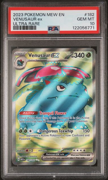 Venusaur ex 182/165 S&V: 151 PSA 10 122056771