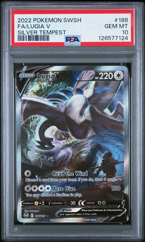 Lugia V 186/195 Silver Tempest PSA 10 126577124