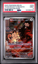 Team Rocket's Meowth 203/182 Destined Rivals PSA 9 124386725