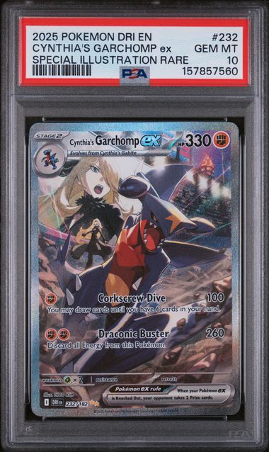 Cynthia's Garchomp ex 232/182 Destined Rivals Special Illustration Rare PSA 10 157857560