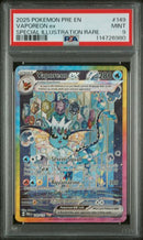 Vaporeon ex 149/131 Prismatic Evolutions PSA 9 114726980