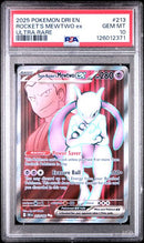 Team Rocket's Mewtwo ex 213/182 Destined Rivals PSA 10 126012371