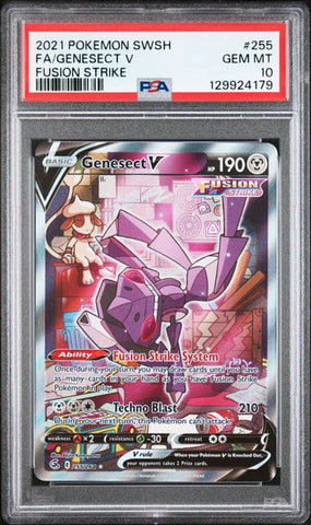 Genesect V 255/264 Fusion Strike PSA 10 129924179