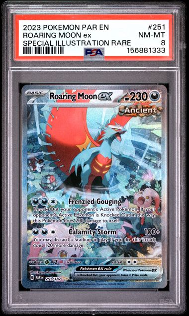 Roaring Moon ex 251/182 Paradox Rift PSA 8 156881333