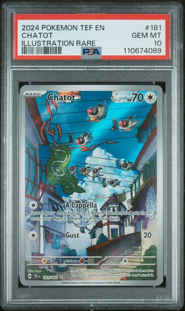 Chatot 181/162 Temporal Forces PSA 10 110674089