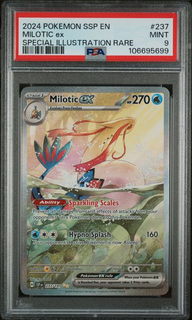 Milotic ex 237/191 Surging Sparks PSA 9 106695699