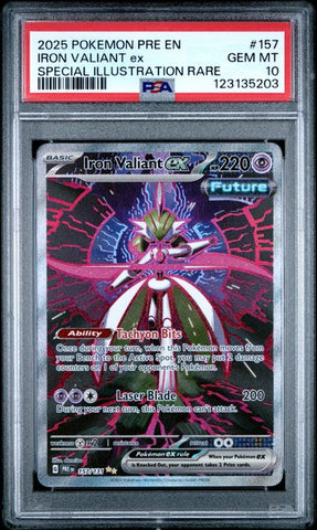 Iron Valiant ex 157/131 Prismatic Evolutions PSA 10 123135203