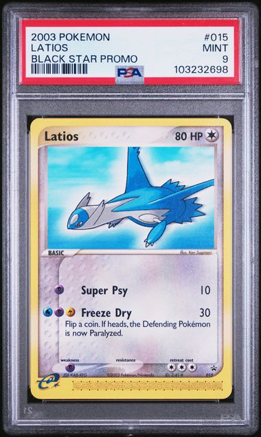 Latios 015 Black Star Promo PSA 9 103232698