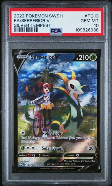 Serperior V TG13/TG30 Silver Tempest PSA 10 109826938
