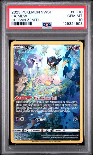Mew GG10/GG70 Crown Zenith PSA 10 129324903