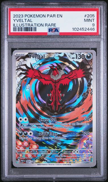 Yveltal  205/182 Scarlet & Violet: Paradox Rift PSA 9 102452446