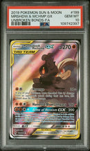 Marshadow & Machamp GX 199/214 Unbroken Bonds PSA 10 109742397