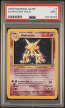 Alakazam - Holo 1/102 Base Set PSA 9 76016239