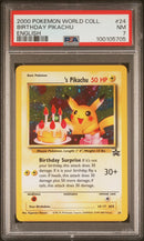 Birthday Pikachu 24 Black Star Promo PSA 7 100105705