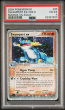 Swampert ex 95/95 EX Team Magma vs Team Aqua PSA 4 92361503