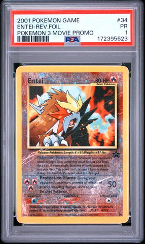 Entei - Rev. Holo (34) Movie Promo PSA 1 172395623