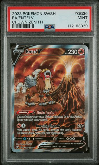 Entei V GG36/GG70 Crown Zenith PSA 9 112163329
