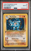 Machamp 8/102 Base Set 1st Edition PSA 8 144628248