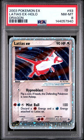 Latias ex 93/97 EX Dragon PSA 8 144057940