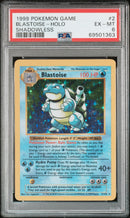 Blastoise 2/102 Shadowless Base Set PSA 6 69501363