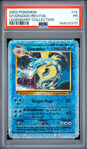 Gyarados 12/110 Legendary Collection Reverse Holo PSA 1 164015370