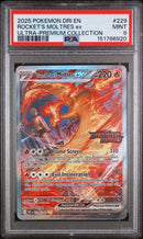 Team Rocket's Moltres ex (Stamped) 229/182 Destined Rivals PSA 9 151786920