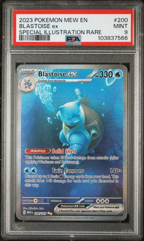 Blastoise ex 200/165 S&V: 151 PSA 9 103837566