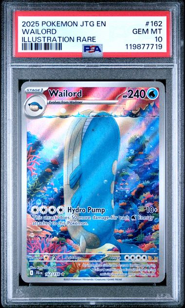 Wailord 162/159 Journey Together PSA 10 119877719