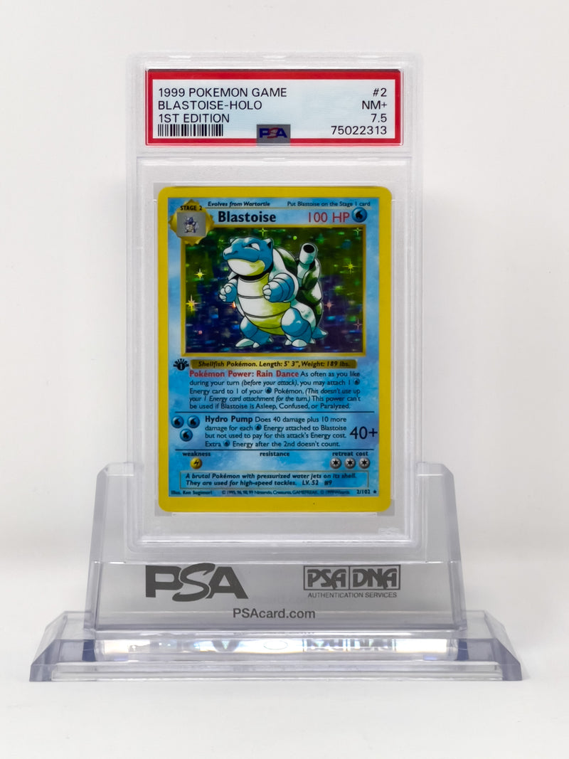 Blastoise 2/102 Base Set 1st Edition PSA 7.5 75022313