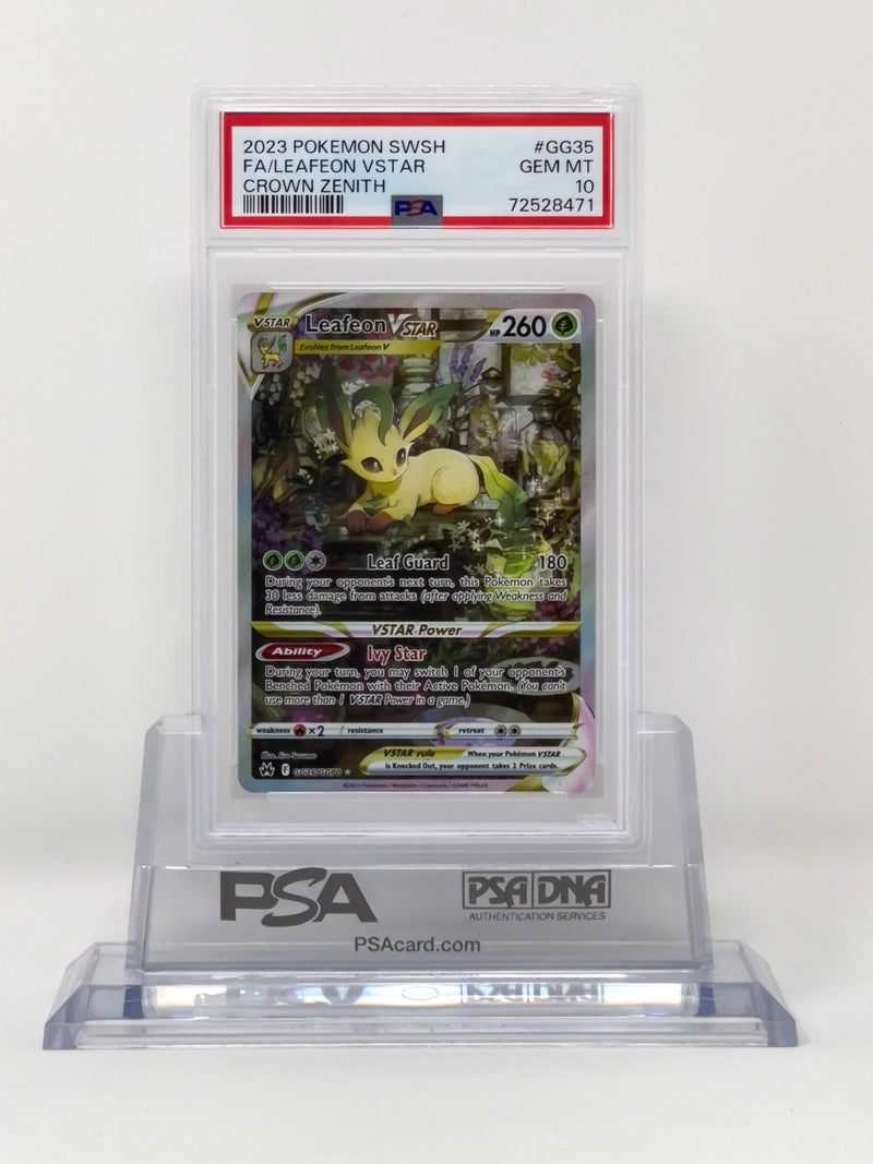 Leafeon VSTAR GG35/GG70 Crown Zenith PSA 10 72528471