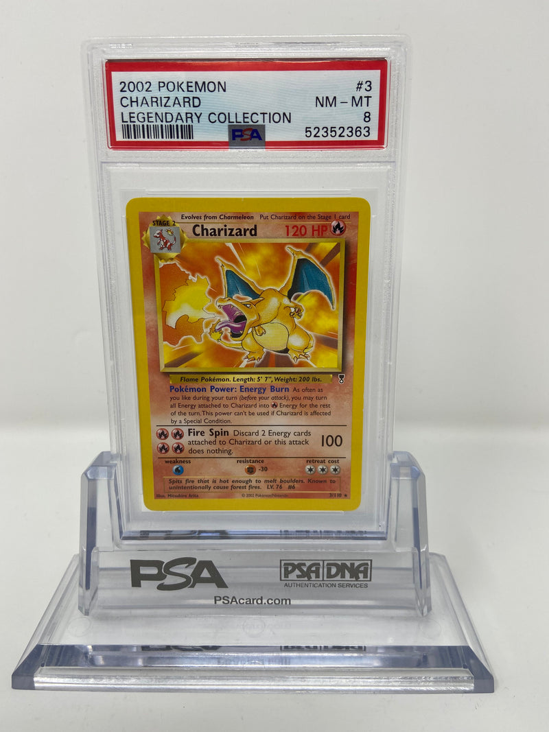 Charizard 3/110 Deck Exclusive Non-Holo PSA 8 52352363