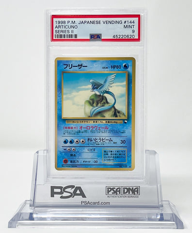 Articuno JPN 144 Vending Series 2 PSA 9 45220620