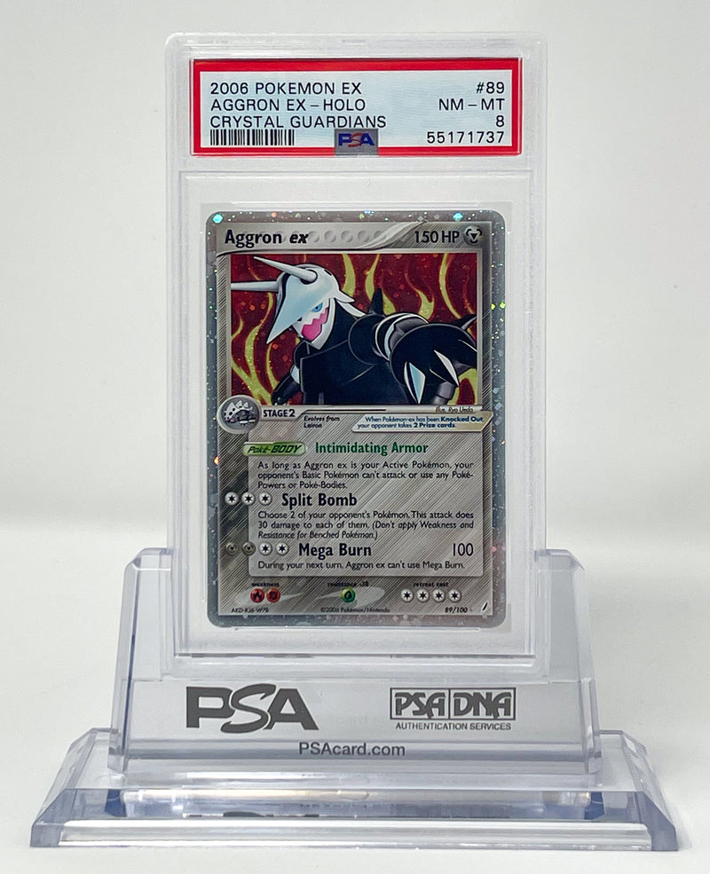 Aggron Ex 89/100 Crystal Guardians PSA 8 55171737