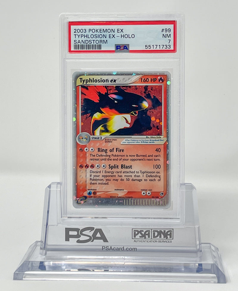 Typhlosion Ex 99/100 Sandstorm PSA 7 55171733